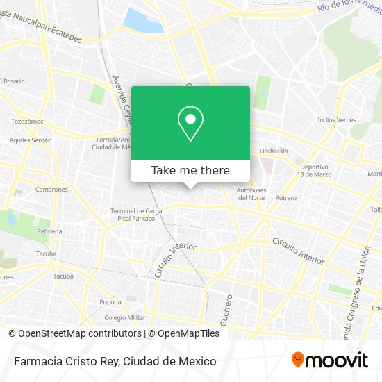 Farmacia Cristo Rey map