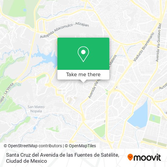 Santa Cruz del Avenida de las Fuentes de Satélite map