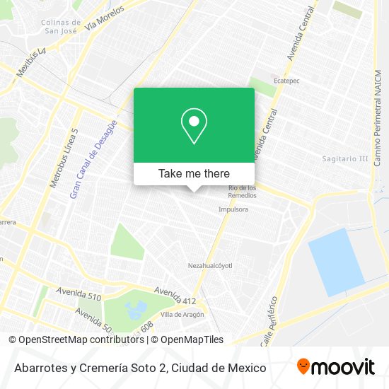 Abarrotes y Cremería Soto 2 map
