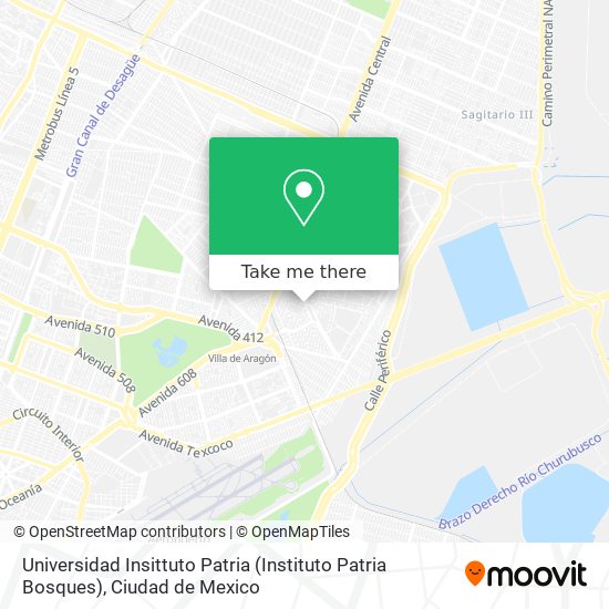 Universidad Insittuto Patria (Instituto Patria Bosques) map
