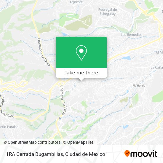 1RA Cerrada Bugambilias map