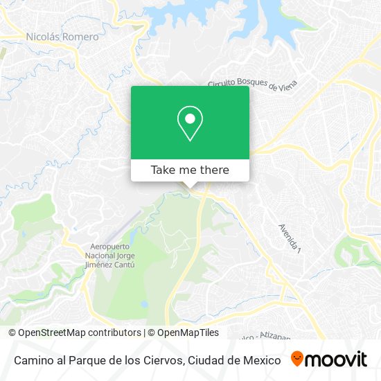 Mapa de Camino al Parque de los Ciervos