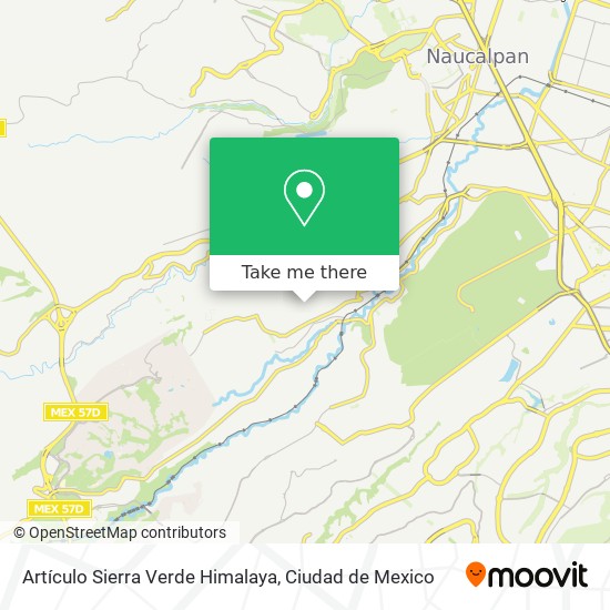 Mapa de Artículo Sierra Verde Himalaya