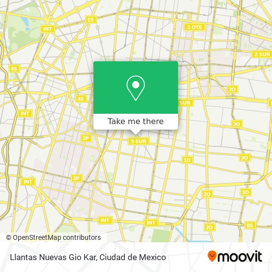 Llantas Nuevas Gio Kar map