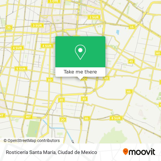 Rosticería Santa María map