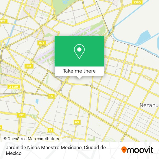 Mapa de Jardín de Niños Maestro Mexicano