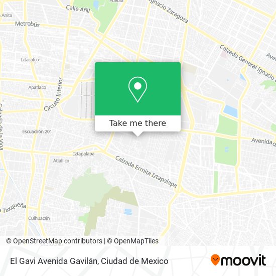 El Gavi Avenida Gavilán map