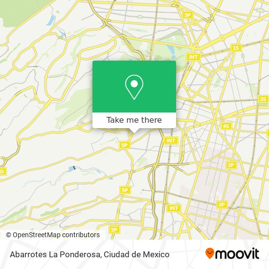 Abarrotes La Ponderosa map