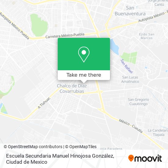 Escuela Secundaria Manuel Hinojosa González map