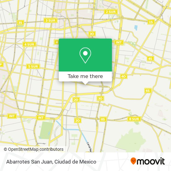 Abarrotes San Juan map