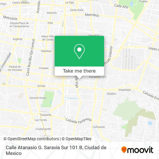 Calle Atanasio G. Saravia Sur 101 B map