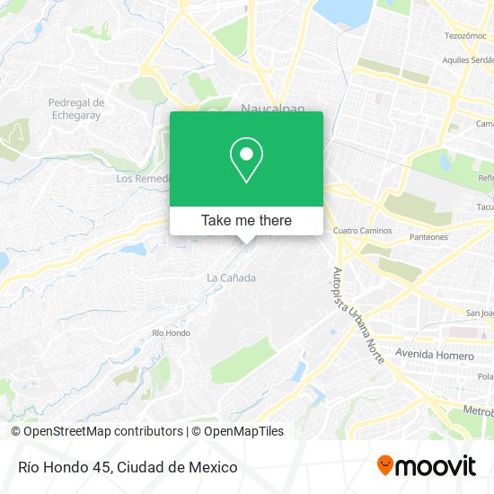 Río Hondo 45 map