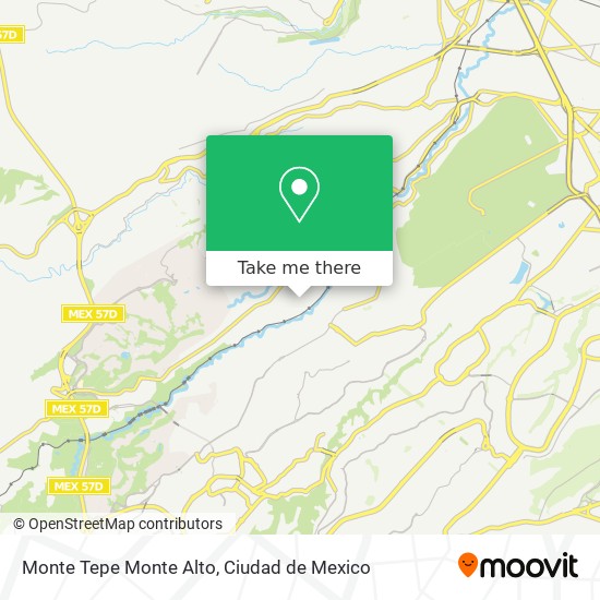 Monte Tepe Monte Alto map