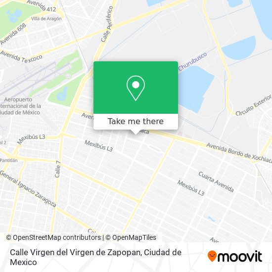 Calle Virgen del Virgen de Zapopan map