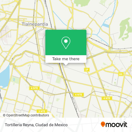 Mapa de Tortilleria Reyna