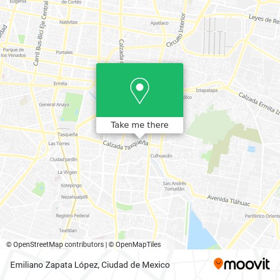 Mapa de Emiliano Zapata López