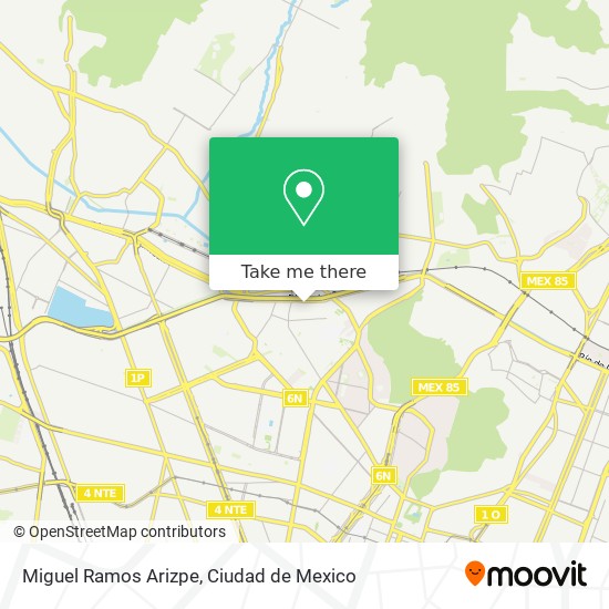 Miguel Ramos Arizpe map