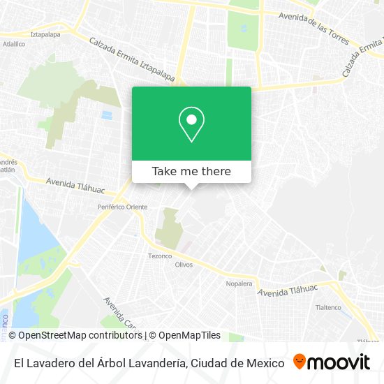 El Lavadero del Árbol Lavandería map