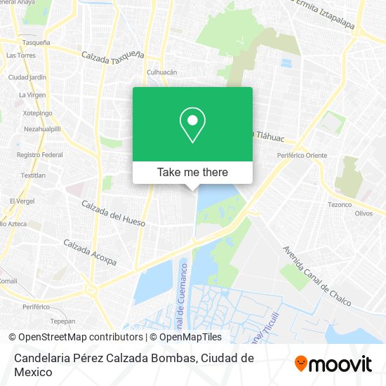 Candelaria Pérez Calzada Bombas map