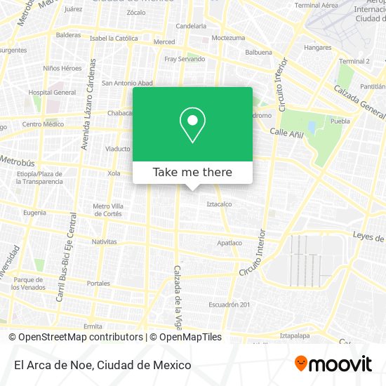 El Arca de Noe map