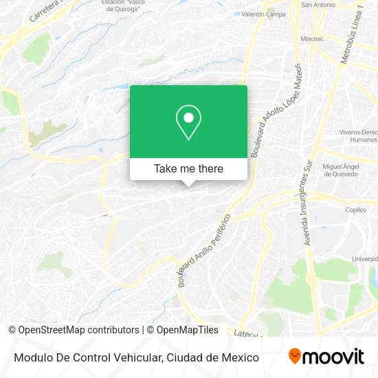 Mapa de Modulo De Control Vehicular