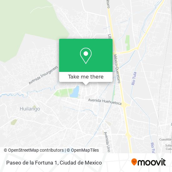 Paseo de la Fortuna 1 map
