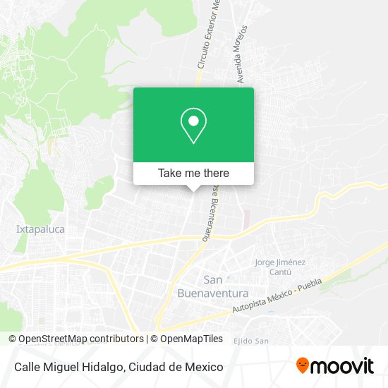 Calle Miguel Hidalgo map