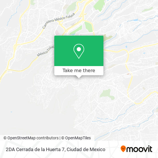 2DA Cerrada de la Huerta 7 map