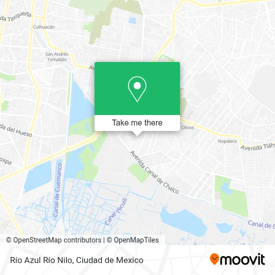 Río Azul Río Nilo map