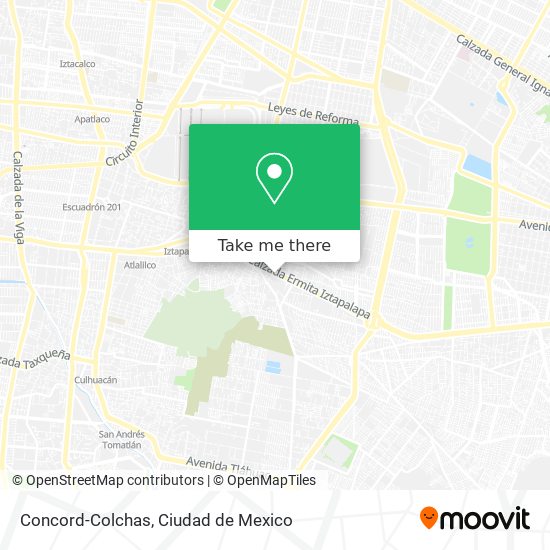 Mapa de Concord-Colchas