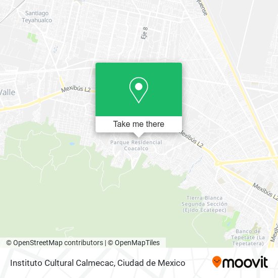 Instituto Cultural Calmecac map