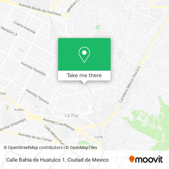Calle Bahía de Huatulco 1 map