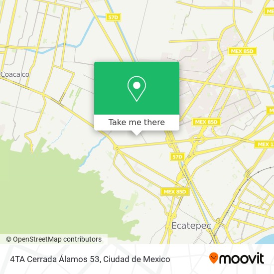 Mapa de 4TA Cerrada Álamos 53