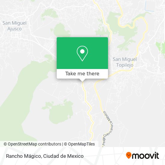 Rancho Mágico map