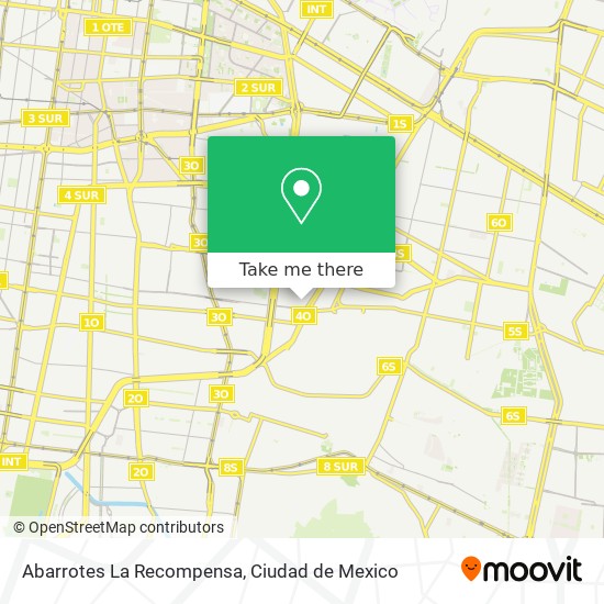 Abarrotes La Recompensa map