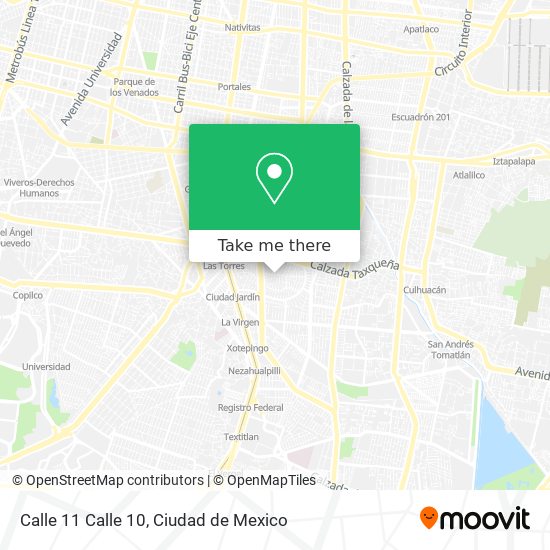 Mapa de Calle 11 Calle 10