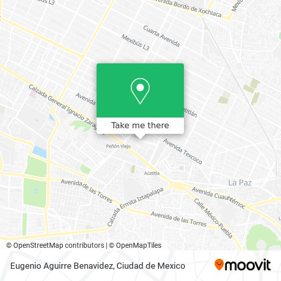Mapa de Eugenio Aguirre Benavidez
