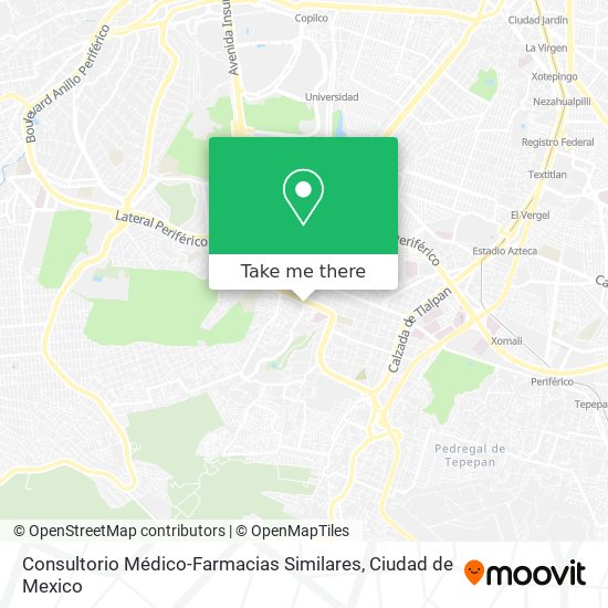 Consultorio Médico-Farmacias Similares map