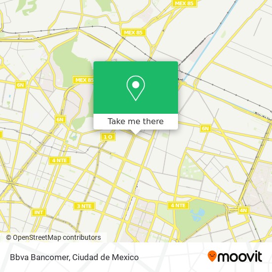 Bbva Bancomer map