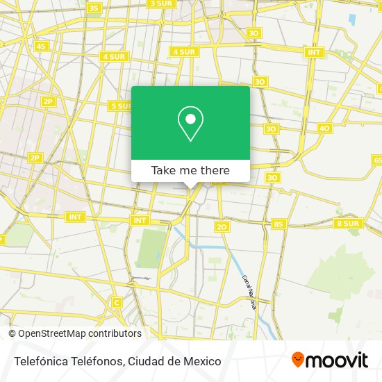 Telefónica Teléfonos map