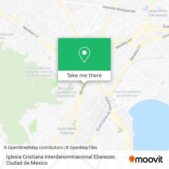 Iglesia Cristiana Interdenominacional Ebenezer map