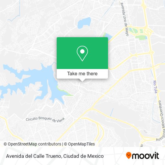 Avenida del Calle Trueno, Bosques de Morelos map
