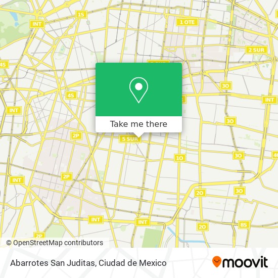 Mapa de Abarrotes San Juditas