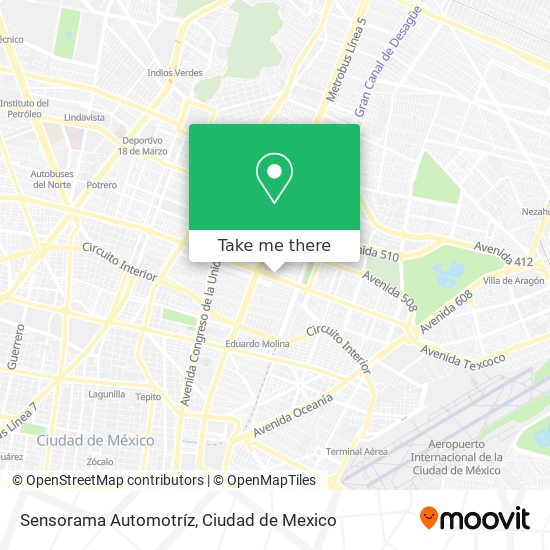 Mapa de Sensorama Automotríz