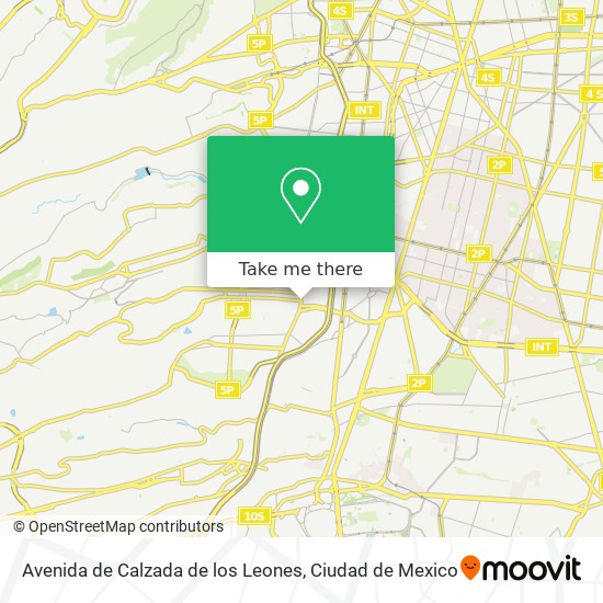 Avenida de Calzada de los Leones map
