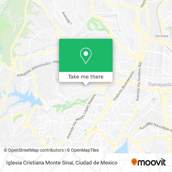 Mapa de Iglesia Cristiana Monte Sinaí