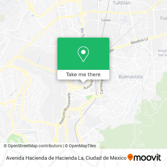 Avenida Hacienda de Hacienda La map