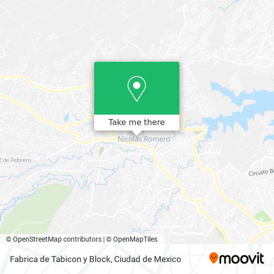 Fabrica de Tabicon y Block map