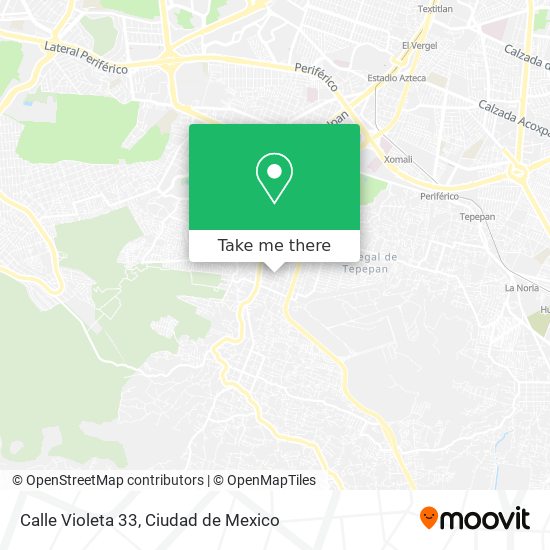 Mapa de Calle Violeta 33