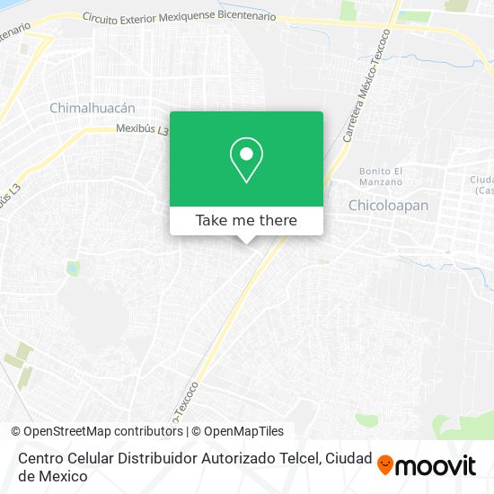 Mapa de Centro Celular Distribuidor Autorizado Telcel